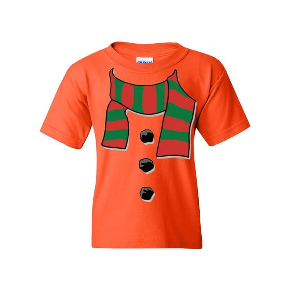 NIB - Big Girls T-Shirts and Tank Tops - Christmas Snowman Scarf