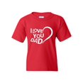 thumbnail image 1 of NIB - Big Girls T-Shirts and Tank Tops - Dad I Love You, 1 of 5