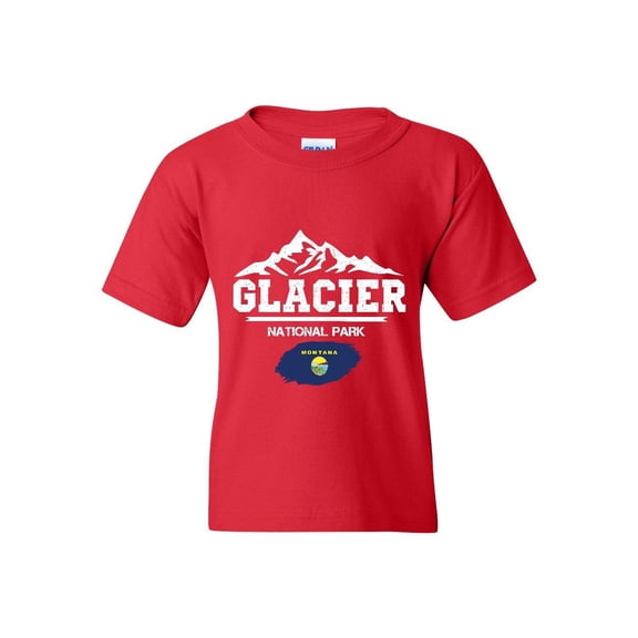 NIB - Big Girls T-Shirts and Tank Tops - Glacier National Park