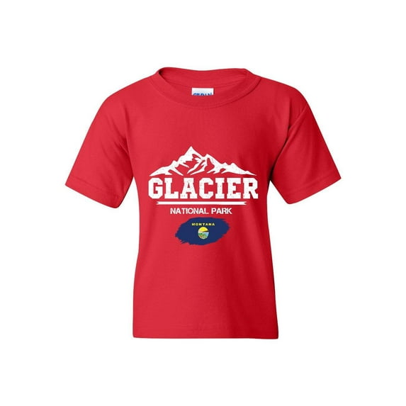 NIB - Big Girls T-Shirts and Tank Tops - Glacier National Park