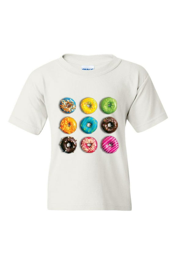 - Big Girls T-Shirts and Tank Tops - Love Food Donuts Doughnuts