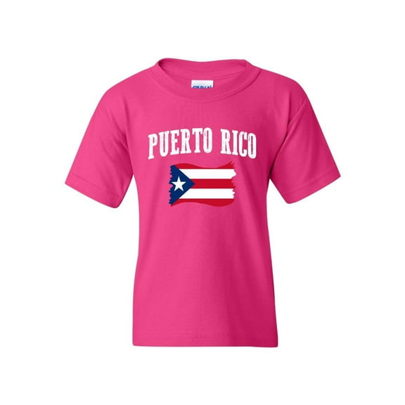 NIB - Big Girls T-Shirts and Tank Tops - Puerto Rico Flag