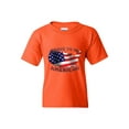 thumbnail image 1 of NIB - Big Girls T-Shirts and Tank Tops, up to Big Girls Size 24 - American Proud To Be US Flag, 1 of 5