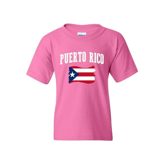 NIB - Big Girls T-Shirts and Tank Tops, up to Big Girls Size 24 - Puerto Rico Flag