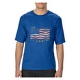 thumbnail image 1 of NIB - Big Men's T-Shirt - American Flag USA in Gold, 1 of 5