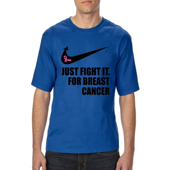 NIB - Big Men's T-Shirt - Breast Cancer