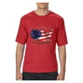 thumbnail image 1 of NIB - Big Men's T-Shirt, up to Tall Size 3XLT - American Proud To Be US Flag, 1 of 5