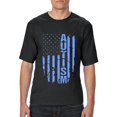 thumbnail image 1 of NIB - Big Men's T-Shirt, up to Tall Size 3XLT - Autism Flag, 1 of 5
