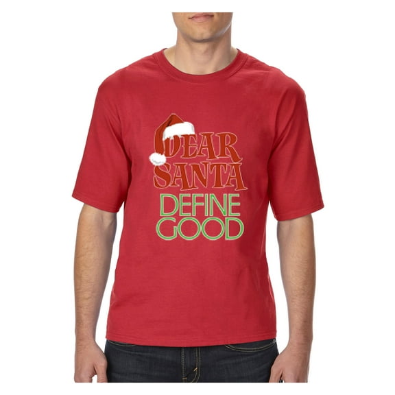 NIB - Big Men's T-Shirt, up to Tall Size 3XLT - Christmas Define Good