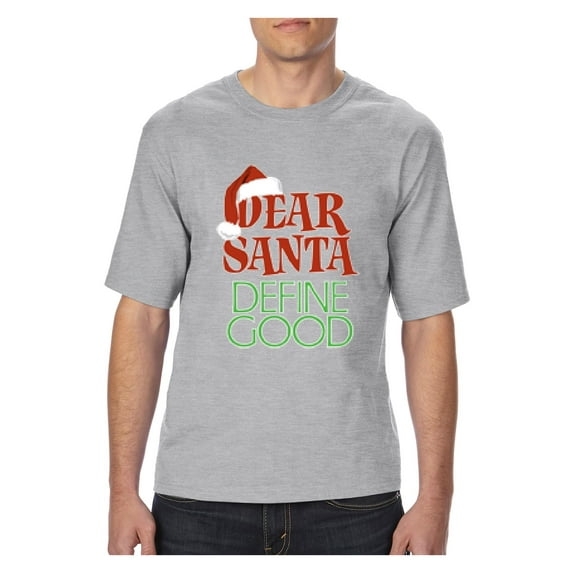 NIB - Big Men's T-Shirt, up to Tall Size 3XLT - Christmas Define Good