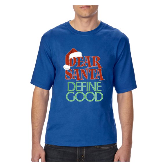 NIB - Big Men's T-Shirt, up to Tall Size 3XLT - Christmas Define Good