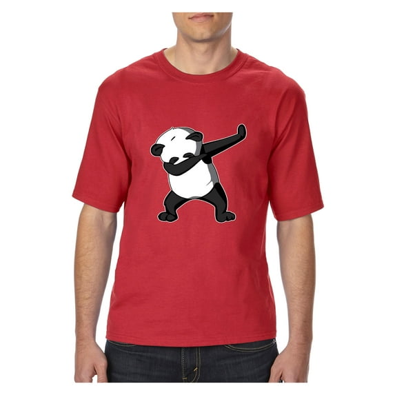 NIB - Big Men's T-Shirt, up to Tall Size 3XLT - Dancing Panda