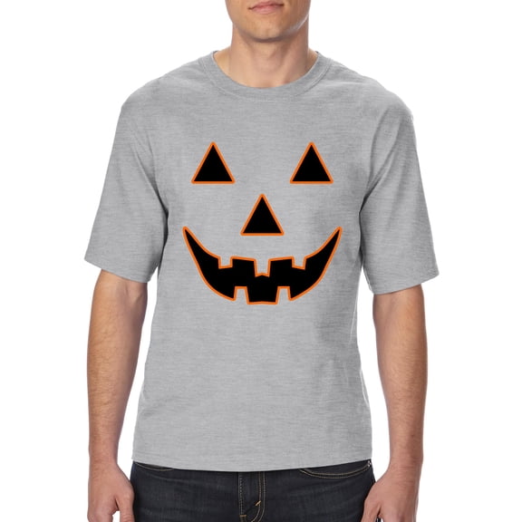 NIB - Big Men's T-Shirt, up to Tall Size 3XLT - Halloween Costume Pumpkin Face