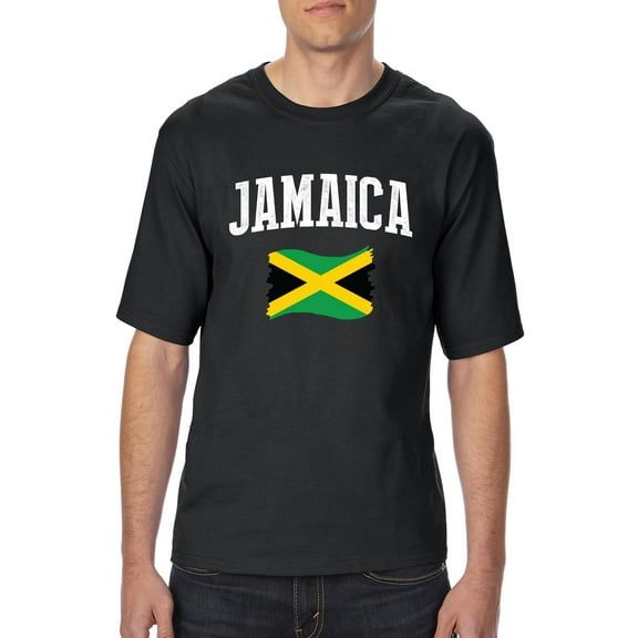 NIB - Big Men's T-Shirt, up to Tall Size 3XLT - Jamaica Flag