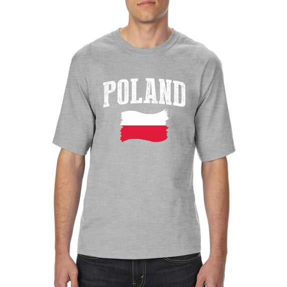 NIB - Big Men's T-Shirt, up to Tall Size 3XLT - Poland
