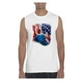 thumbnail image 1 of NIB - Men's Graphic T-Shirt Sleeveless - American Flag 4th of July, 1 of 5
