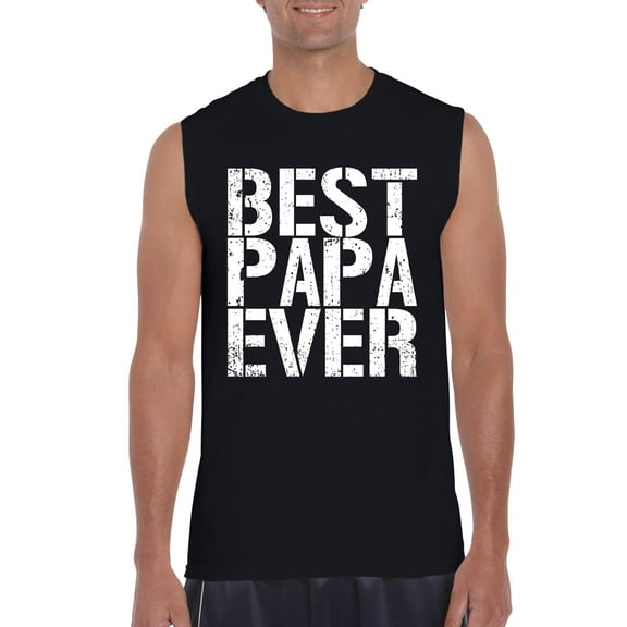NIB - Men's Graphic T-Shirt Sleeveless - Best Papa