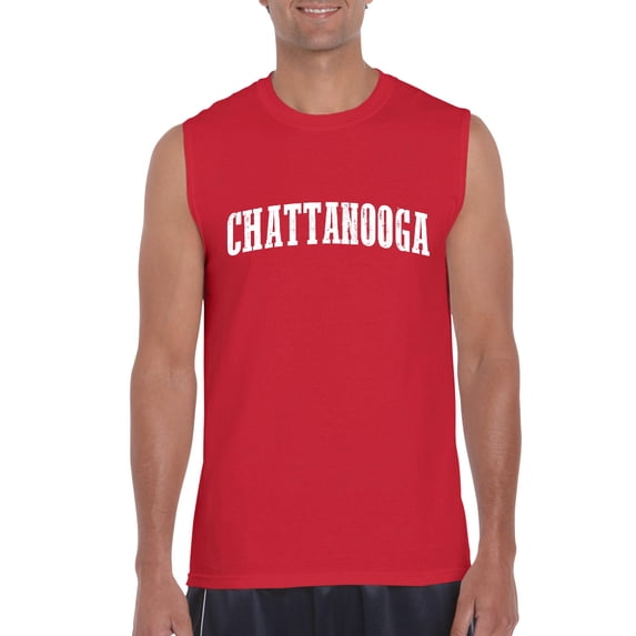 NIB - Men's Graphic T-Shirt Sleeveless - Chattanooga