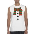 thumbnail image 1 of NIB - Men's Graphic T-Shirt Sleeveless - Christmas Snowman Scarf, 1 of 5