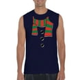 thumbnail image 1 of NIB - Men's Graphic T-Shirt Sleeveless - Christmas Snowman Scarf, 1 of 5