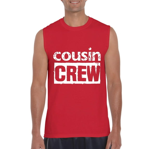 NIB - Men's Graphic T-Shirt Sleeveless - Cousin Crew