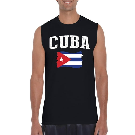 NIB - Men's Graphic T-Shirt Sleeveless - Cuba