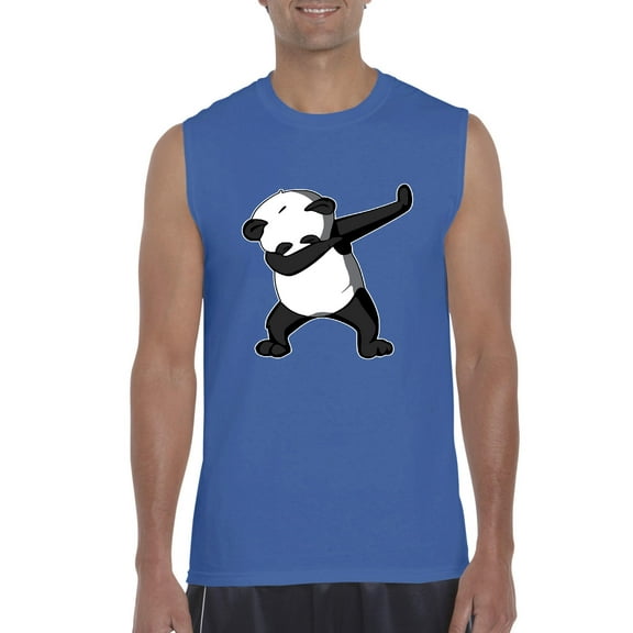 NIB - Men's Graphic T-Shirt Sleeveless - Dancing Panda