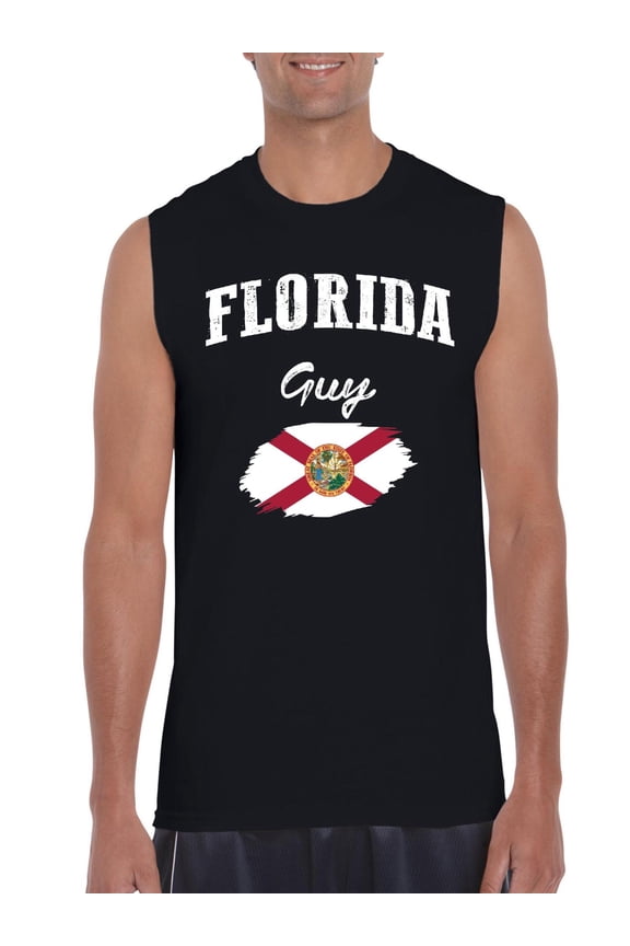 - Men's Graphic T-Shirt Sleeveless - Florida Guy