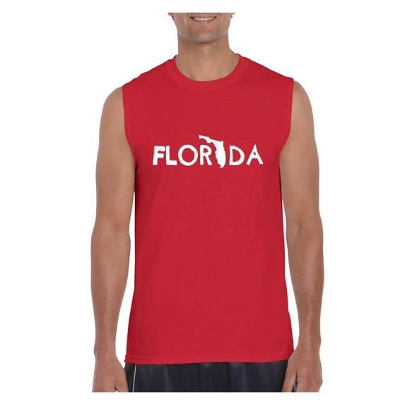 NIB - Men's Graphic T-Shirt Sleeveless - Florida