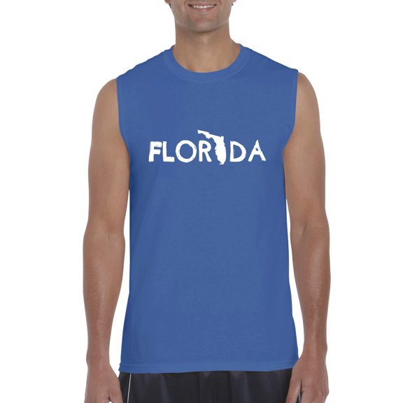 NIB - Men's Graphic T-Shirt Sleeveless - Florida