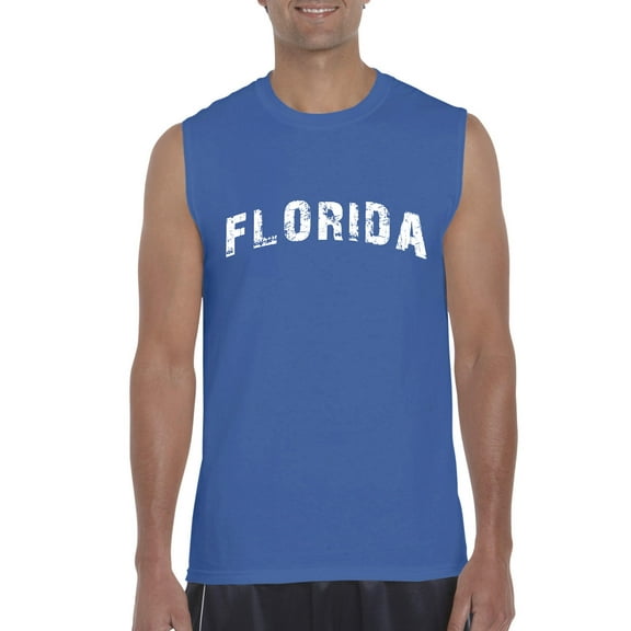 NIB - Men's Graphic T-Shirt Sleeveless - Florida