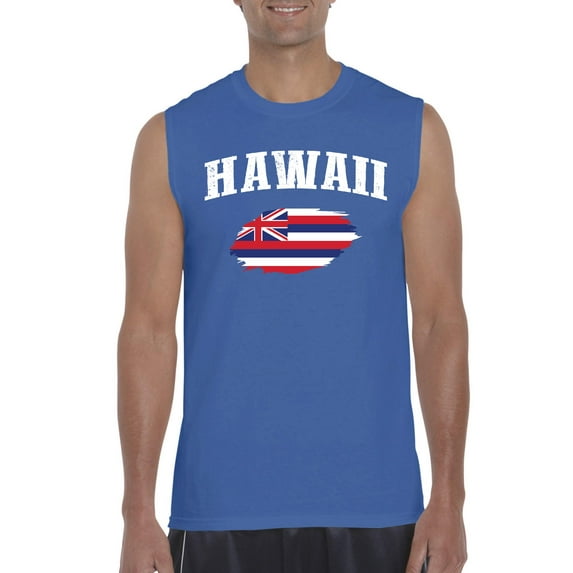 NIB - Men's Graphic T-Shirt Sleeveless - Hawaii Flag
