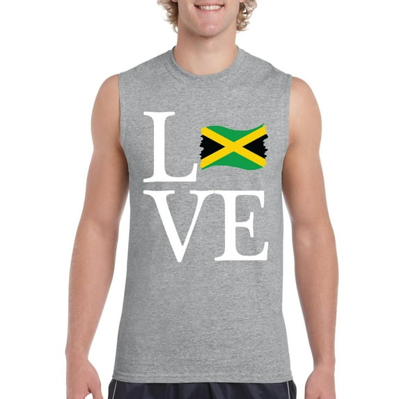 NIB - Men's Graphic T-Shirt Sleeveless - Jamaica
