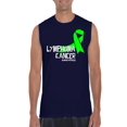 thumbnail image 1 of NIB - Men's Graphic T-Shirt Sleeveless - Lymphoma Cancer, 1 of 5