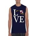 thumbnail image 1 of NIB - Men's Graphic T-Shirt Sleeveless - Maryland, 1 of 5