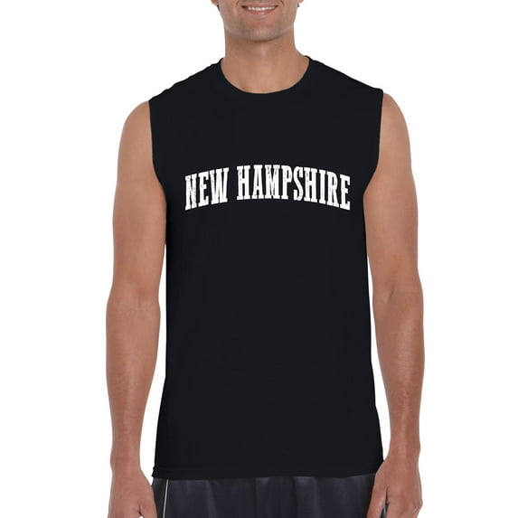 NIB - Men's Graphic T-Shirt Sleeveless - New Hampshire