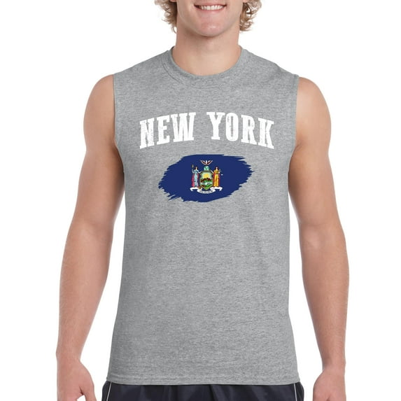 NIB - Men's Graphic T-Shirt Sleeveless - New York