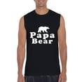 thumbnail image 1 of NIB - Men's Graphic T-Shirt Sleeveless - Papa Bear, 1 of 5