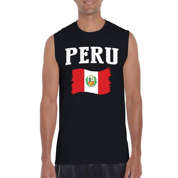 NIB - Men's Graphic T-Shirt Sleeveless - Peru