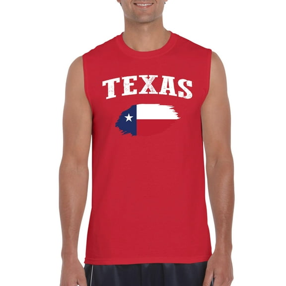 NIB - Men's Graphic T-Shirt Sleeveless - Texas Flag