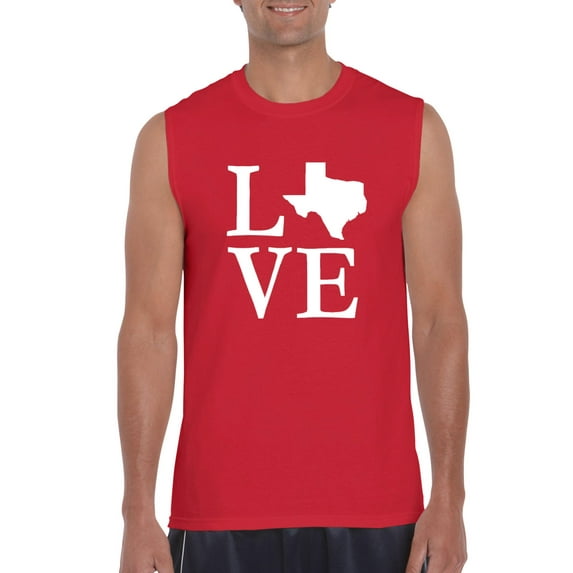 NIB - Men's Graphic T-Shirt Sleeveless - Texas Flag