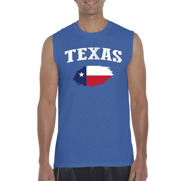 NIB - Men's Graphic T-Shirt Sleeveless - Texas Flag