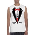 thumbnail image 1 of NIB - Men's Graphic T-Shirt Sleeveless - Tuxedo Prom Costume, 1 of 5