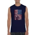 thumbnail image 1 of NIB - Men's Graphic T-Shirt Sleeveless, up to Men Size 3XL - American Flag 4th of July, 1 of 5