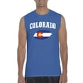 thumbnail image 1 of NIB - Men's Graphic T-Shirt Sleeveless, up to Men Size 3XL - Colorado Flag, 1 of 2