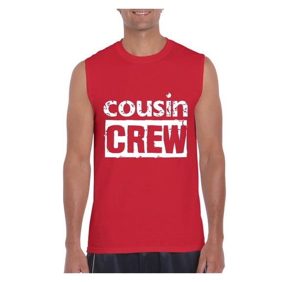 NIB - Men's Graphic T-Shirt Sleeveless, up to Men Size 3XL - Cousin Crew