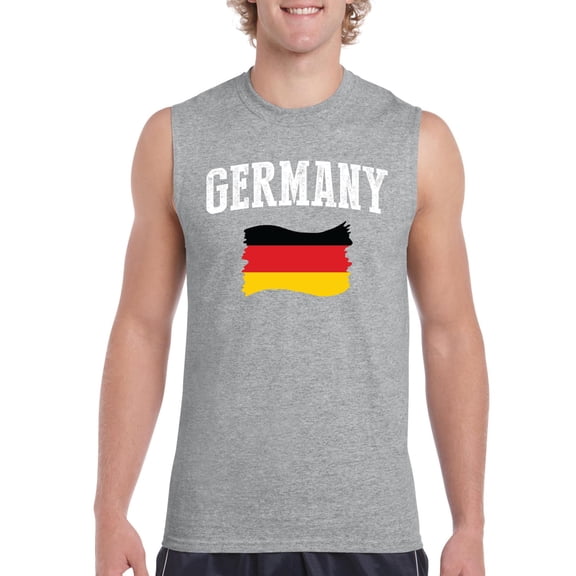 NIB - Men's Graphic T-Shirt Sleeveless - Germany Flag
