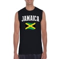 thumbnail image 1 of NIB - Men's Graphic T-Shirt Sleeveless, up to Men Size 3XL - Jamaica Flag, 1 of 5