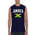 thumbnail image 1 of NIB - Men's Graphic T-Shirt Sleeveless, up to Men Size 3XL - Jamaica Flag, 1 of 5