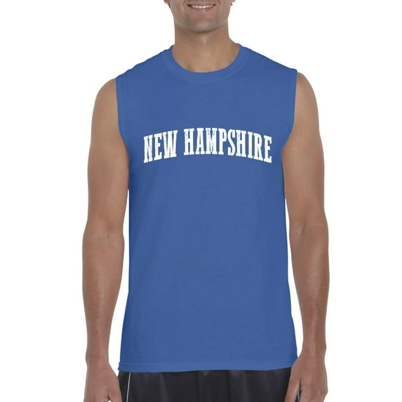 NIB - Men's Graphic T-Shirt Sleeveless - New Hampshire
